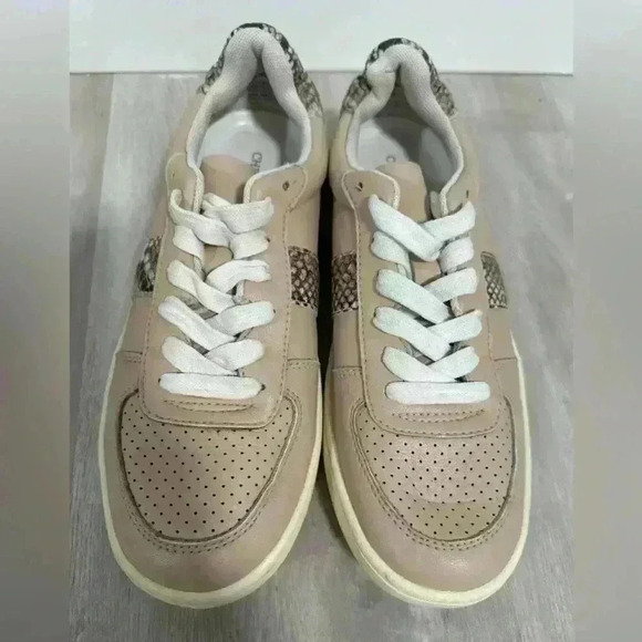 5. Chelsea & Violet Diana Low Top Snake Print Lace Up Sneakers Size 8 - Picture 7 of 12